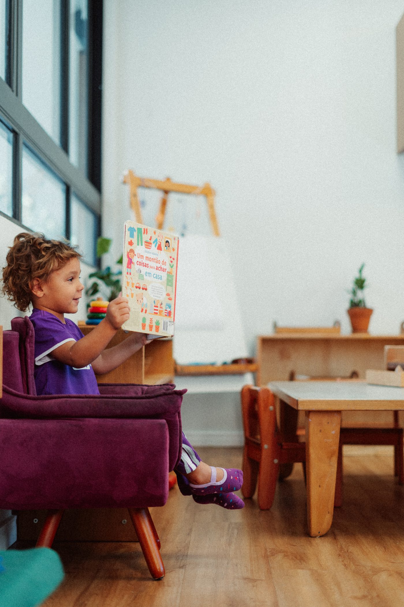 Sala de aula da Lega Escola Montessori